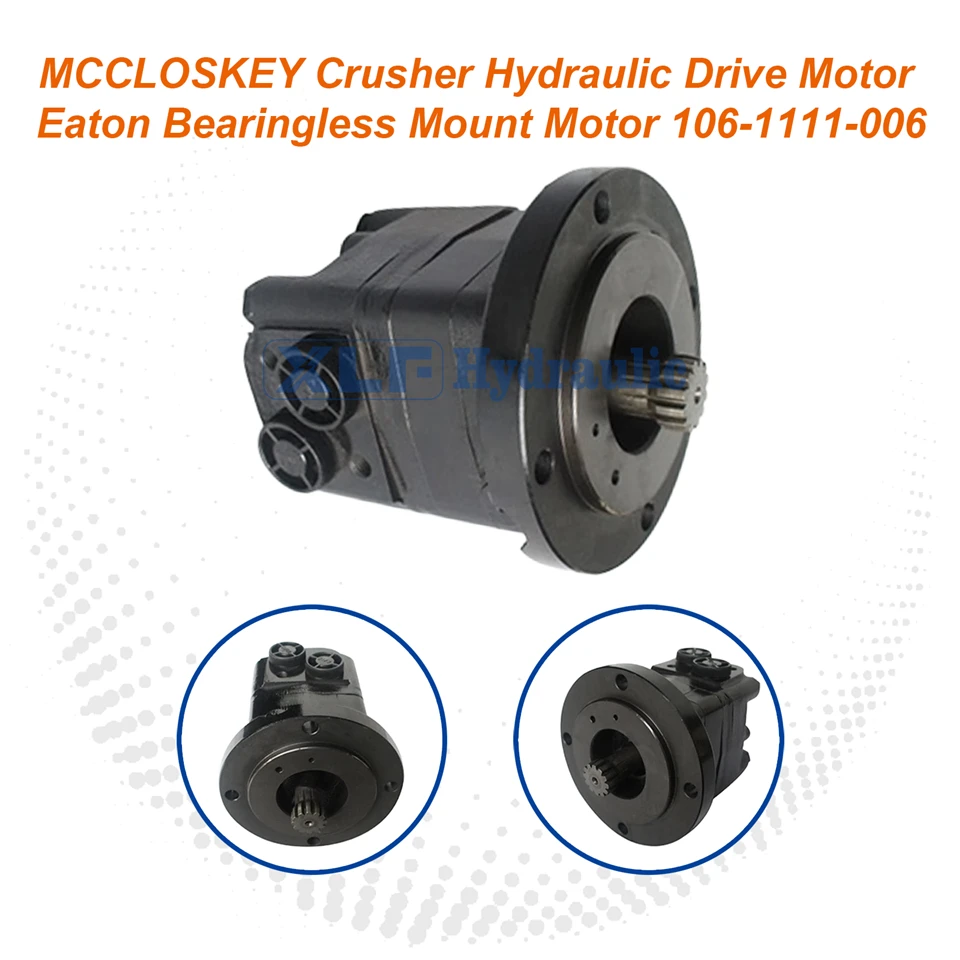 Eaton 106-1111-006 Moteur à montage sans roulement|Moteur d'entraînement hydraulique du concasseur McCloskey