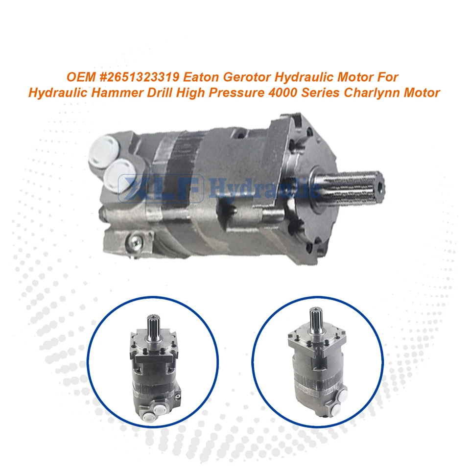 Moteur orbital pour perceuse à percussion hydraulique - Eaton Charlynn série 4000 haute pression (OEM #2651323319)