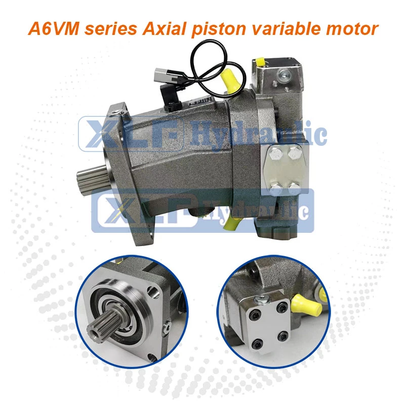 Rexroth A6VM Series 63 Moteur à air à piston axial pour bulldozers
