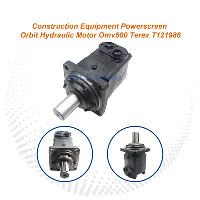 Moteur hydraulique de l'orbite T121986 OMV500 pour les machines Powerscreen Terex